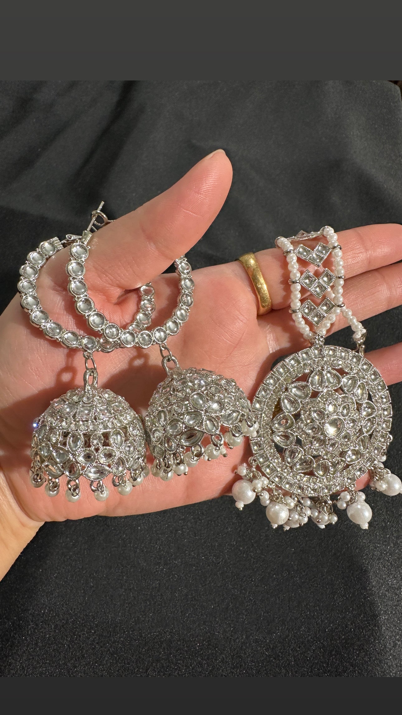 Lavanya - Jhumki and tikka set