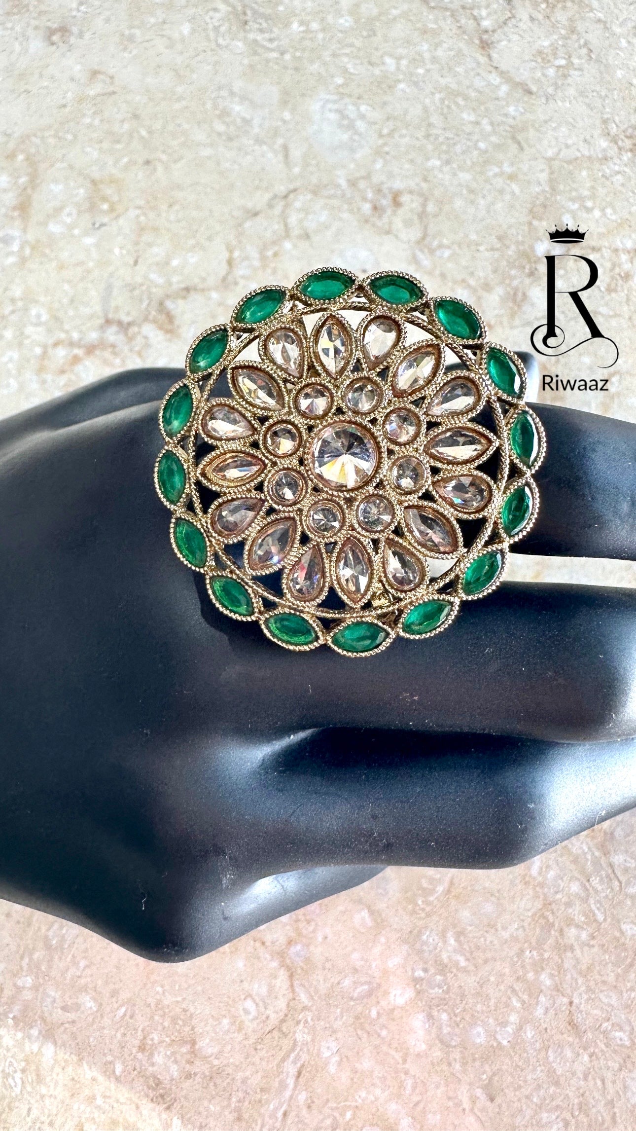 Aruna - Polki Ring