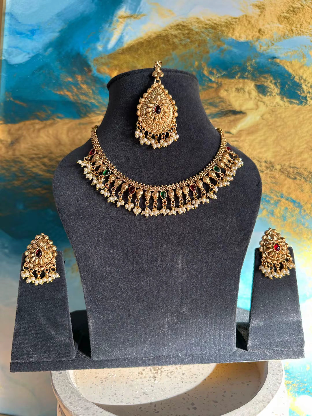 Dipa - Gold plated sleek Set