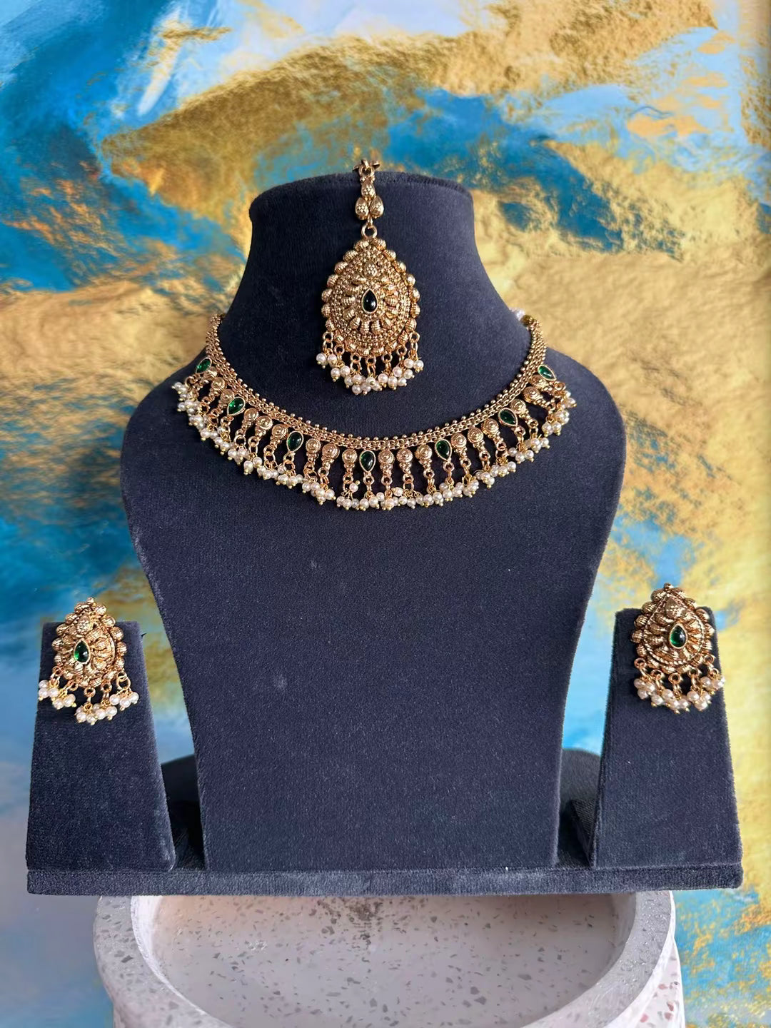 Dipa - Gold plated sleek Set
