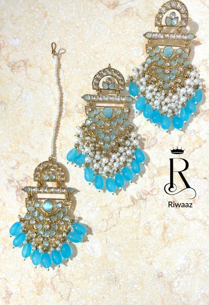 Aisha - Earring and Tikka Set