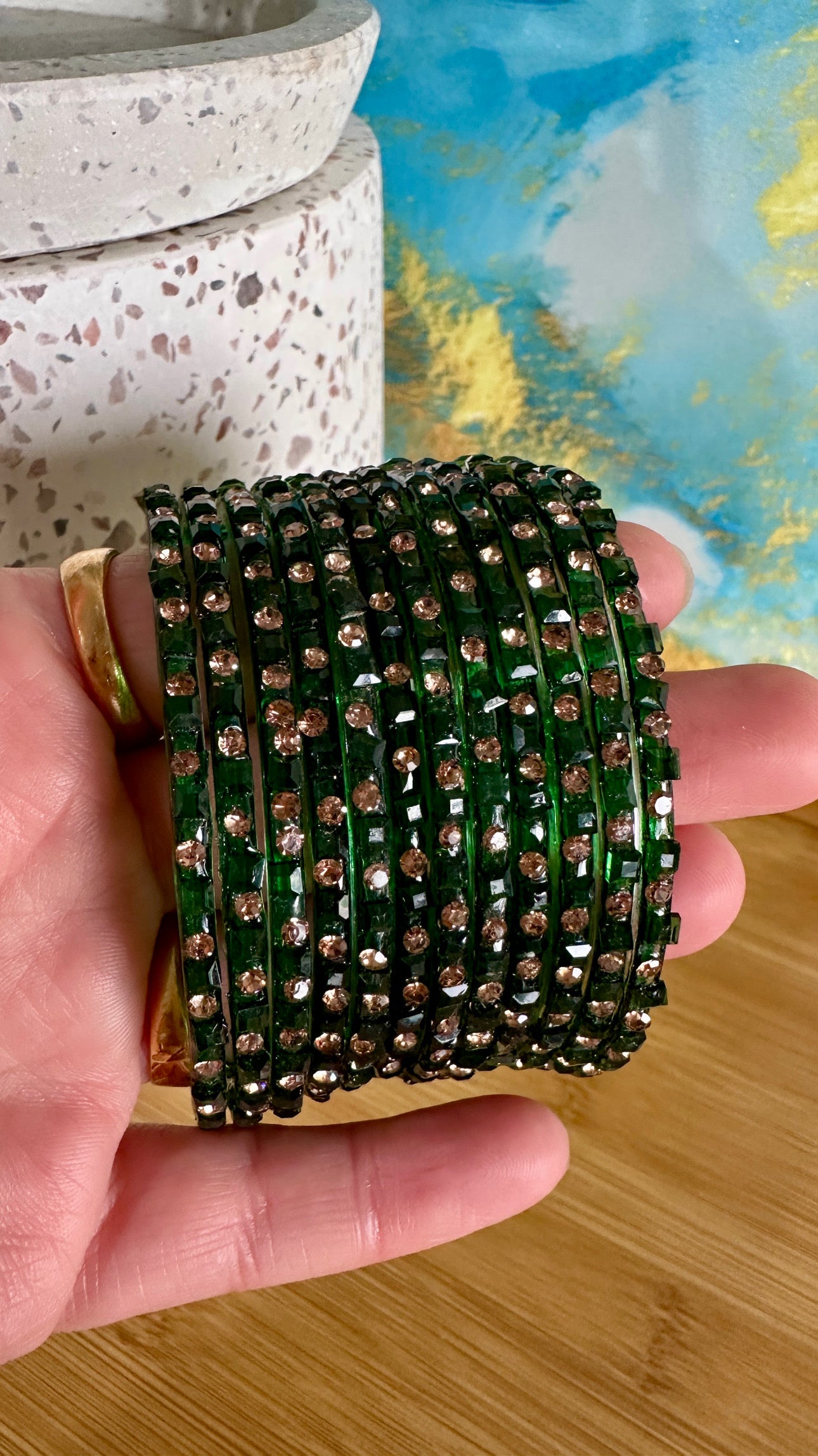 Darshana Glass Bangle set