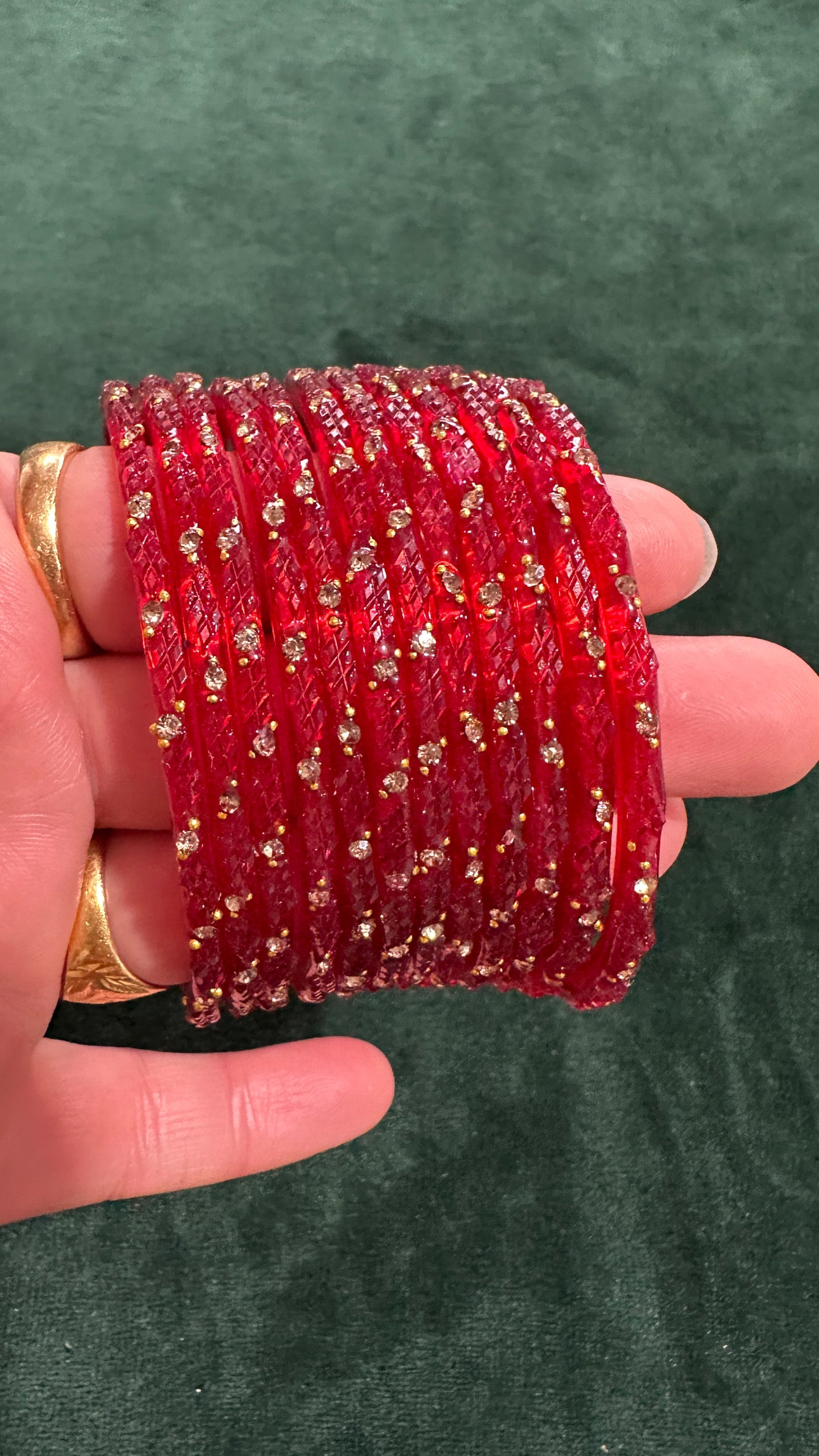 Divya Glass Bangle set