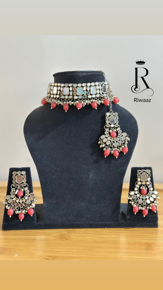 Kripa - Mirror Choker set