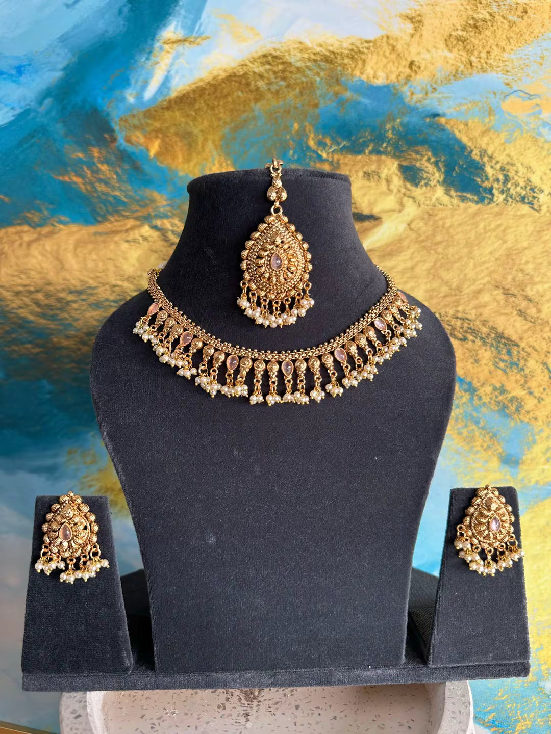 Dipa - Gold plated sleek Set