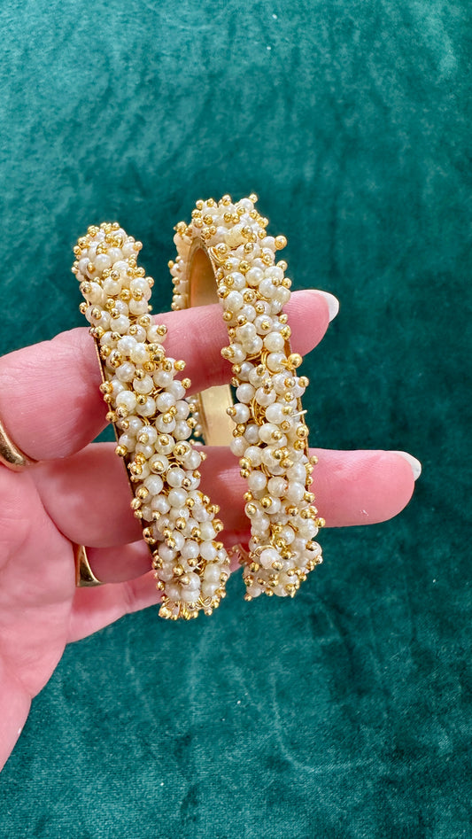 Pearl bangles/kangan Set