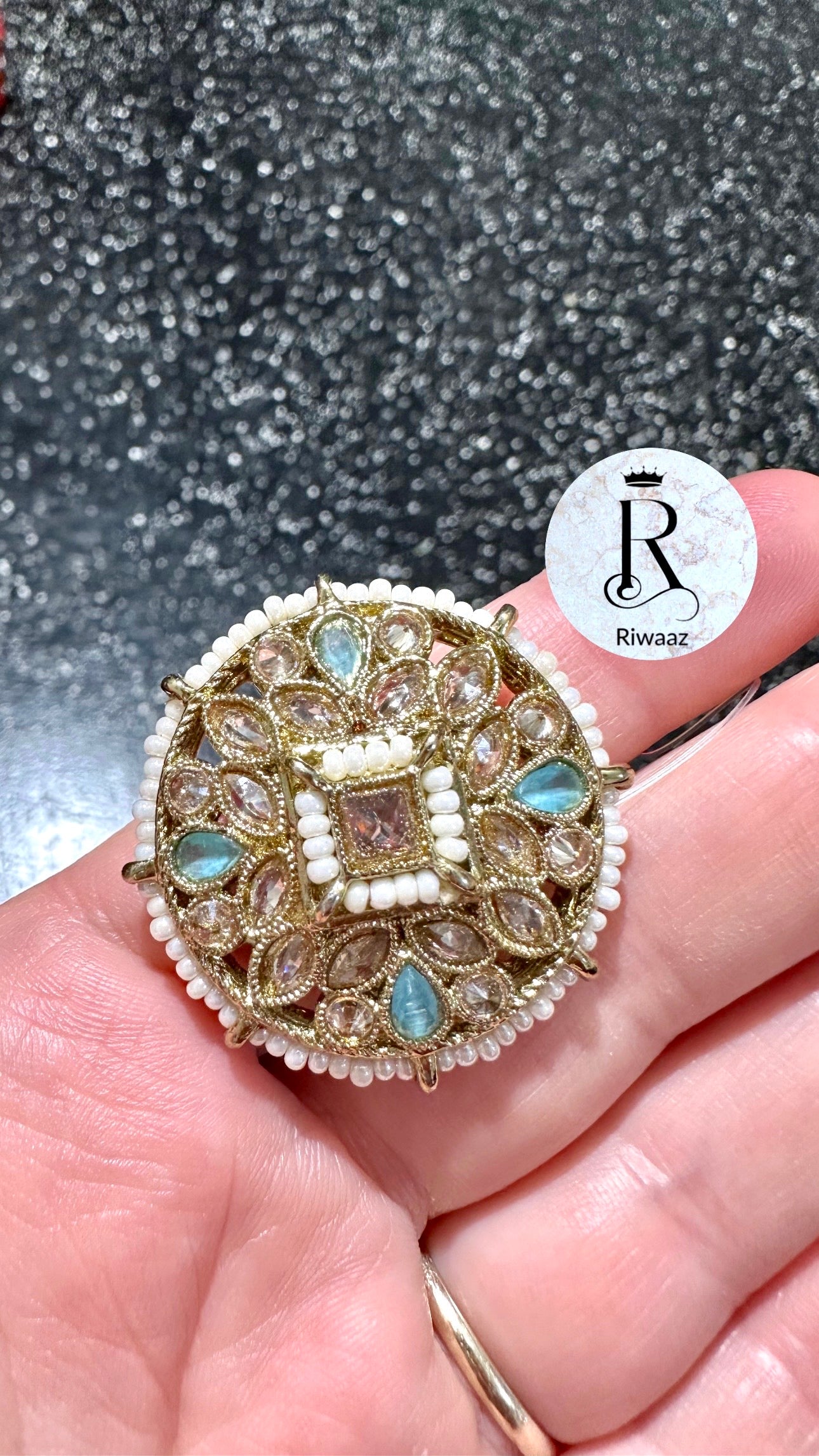Aisha -  Polki Ring