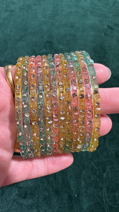 Darshana Glass Bangle set