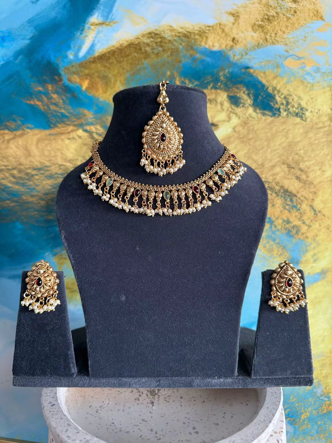 Dipa - Gold plated sleek Set