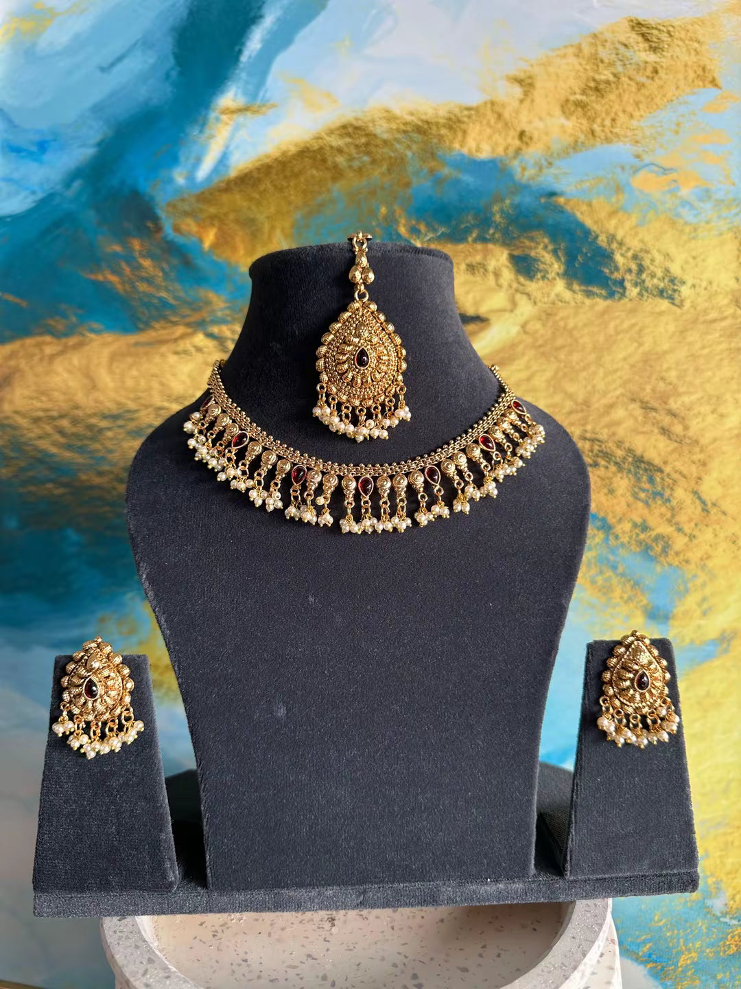 Dipa - Gold plated sleek Set