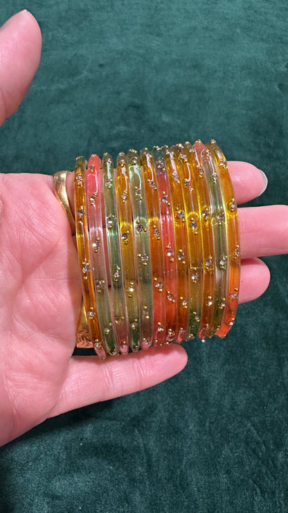 Disha Glass Bangle set