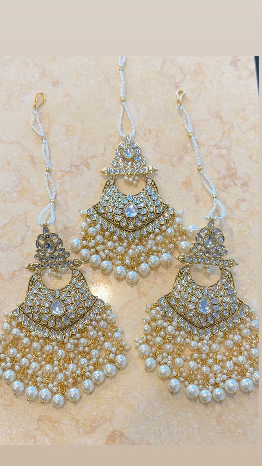 Amyra - Earrings and Tikka Set