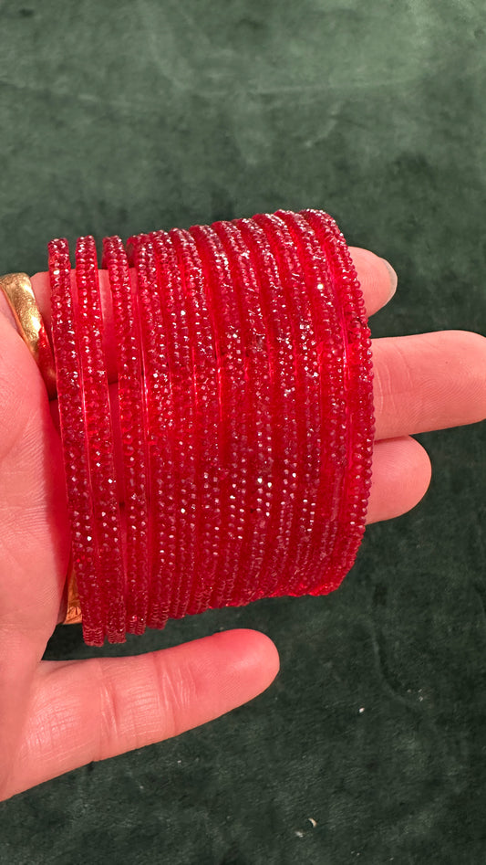 Saumya Glass Bangle set