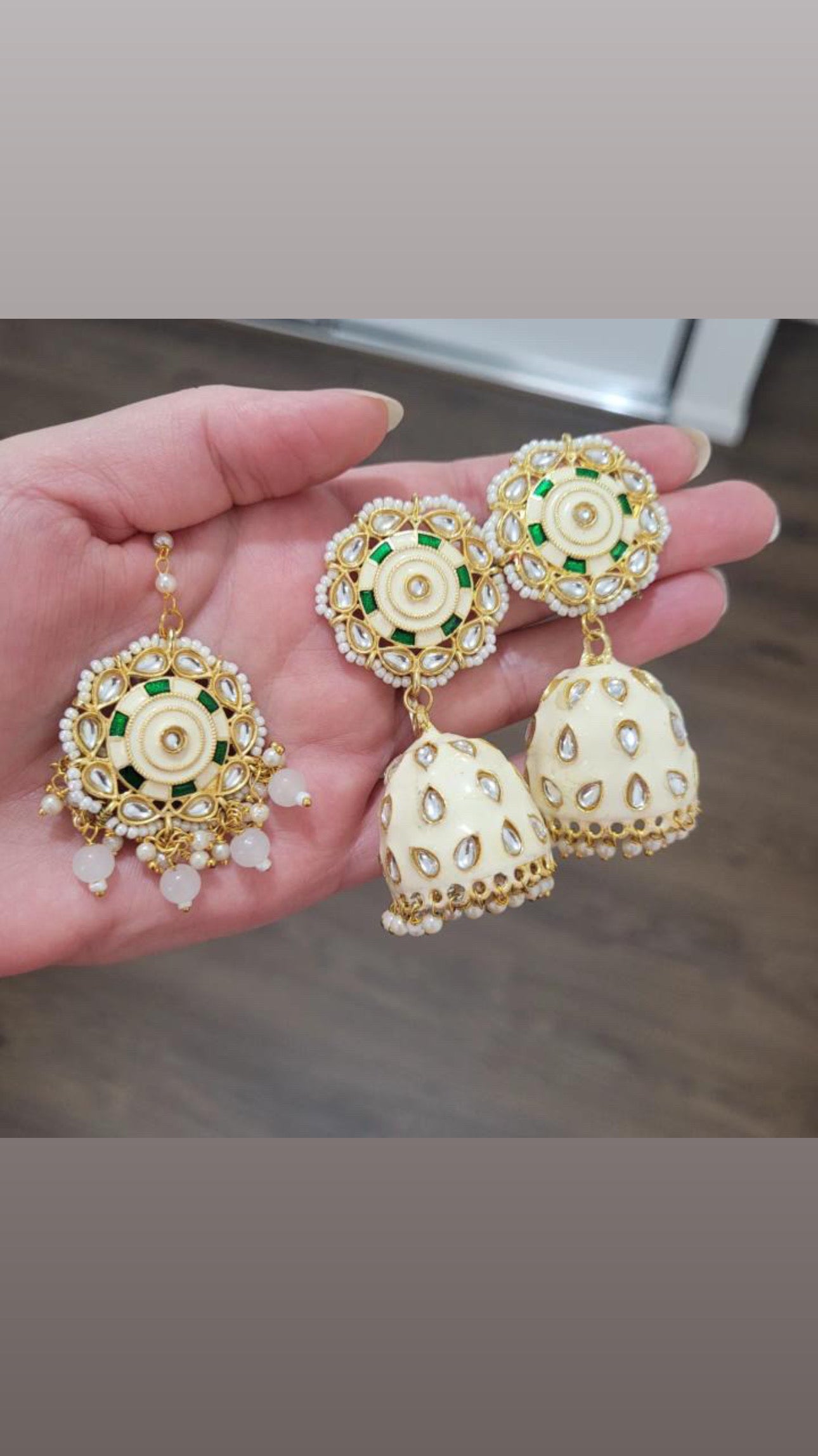 Dipa - Jhumki and Tikka set