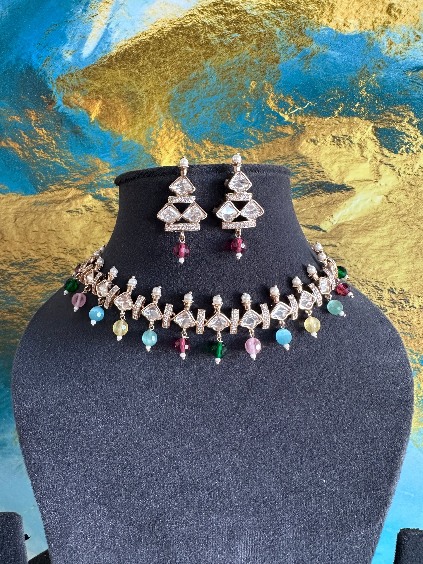 Ahana Caret Plated set