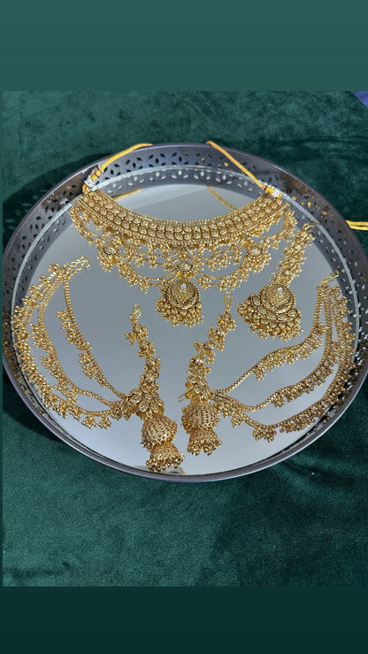 Aman- Gold plated Chocker Set