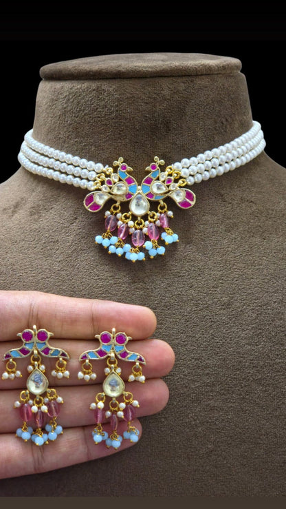 Amyra Pachi Kundan Gold Plated set