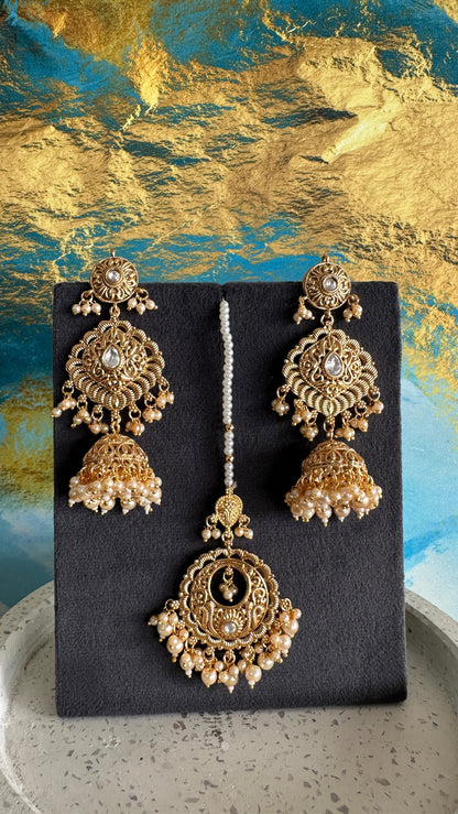 Disha- Gold plated choker Set