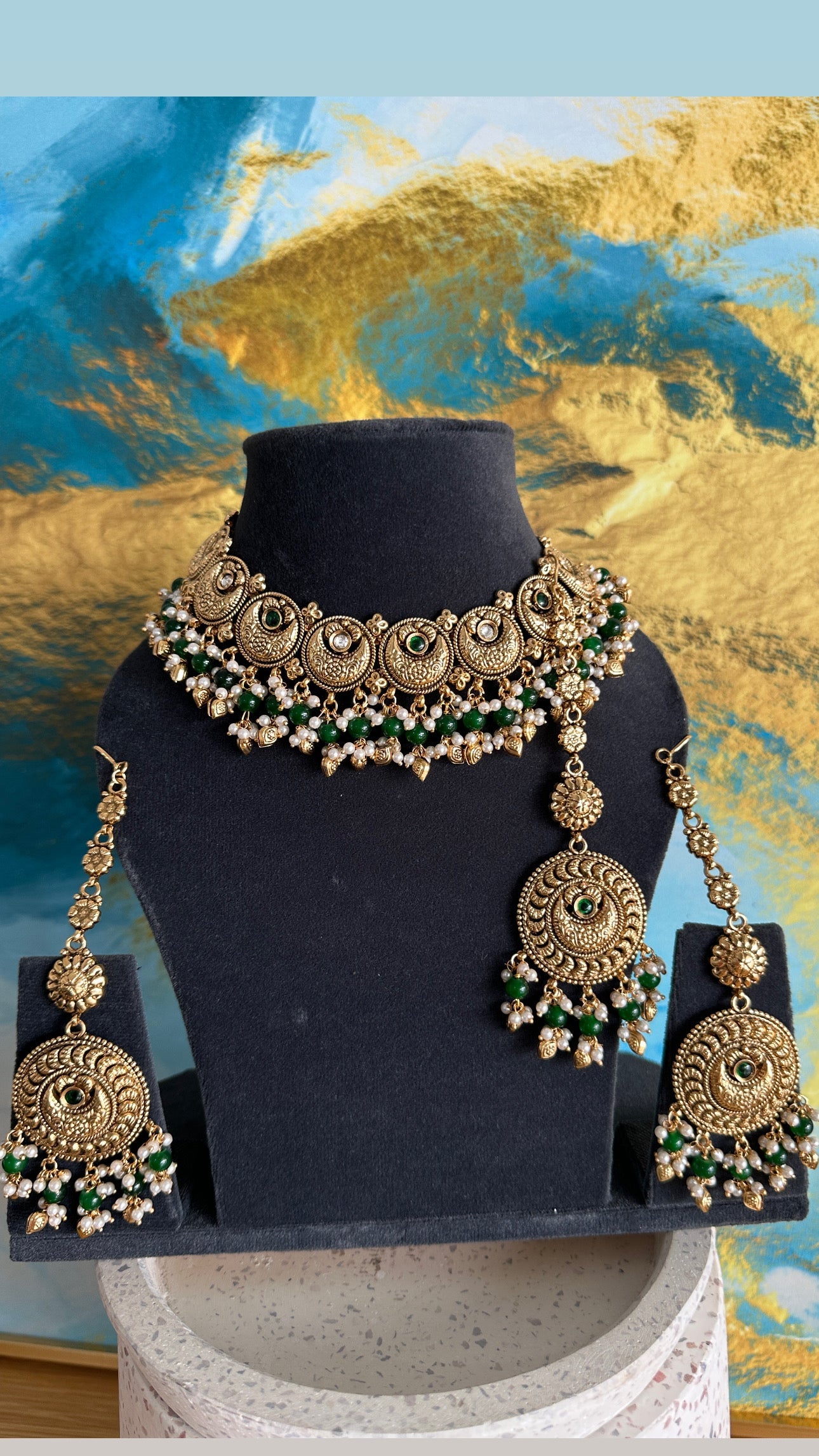 Nithya- Gold plated Set