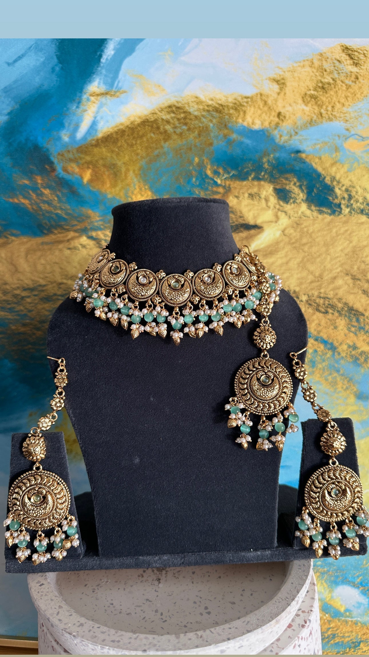 Nithya- Gold plated Set
