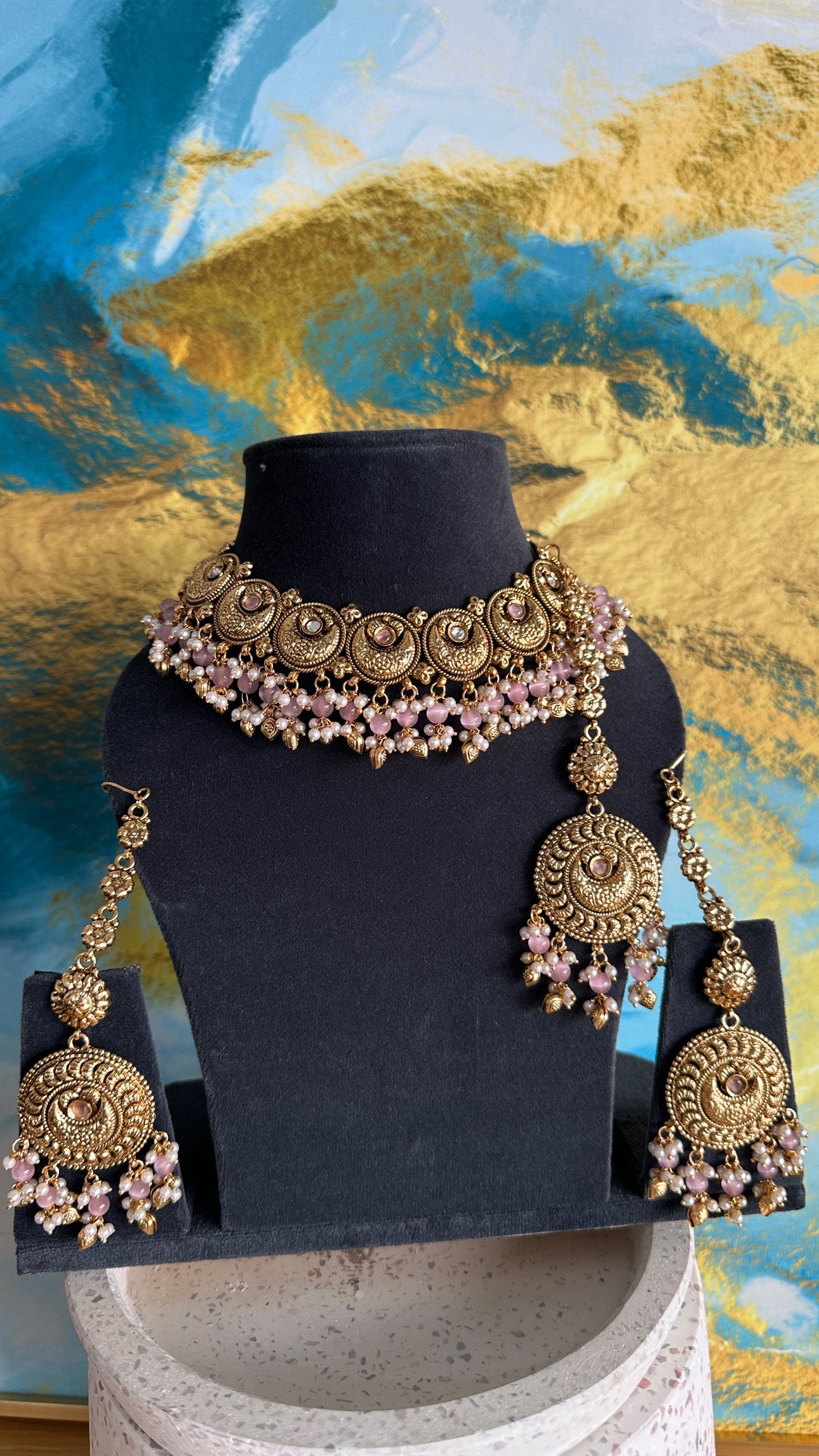 Nithya- Gold plated Set