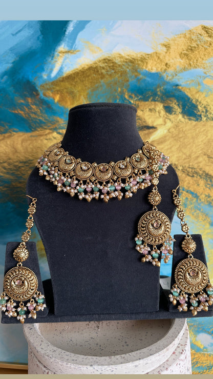 Nithya- Gold plated Set