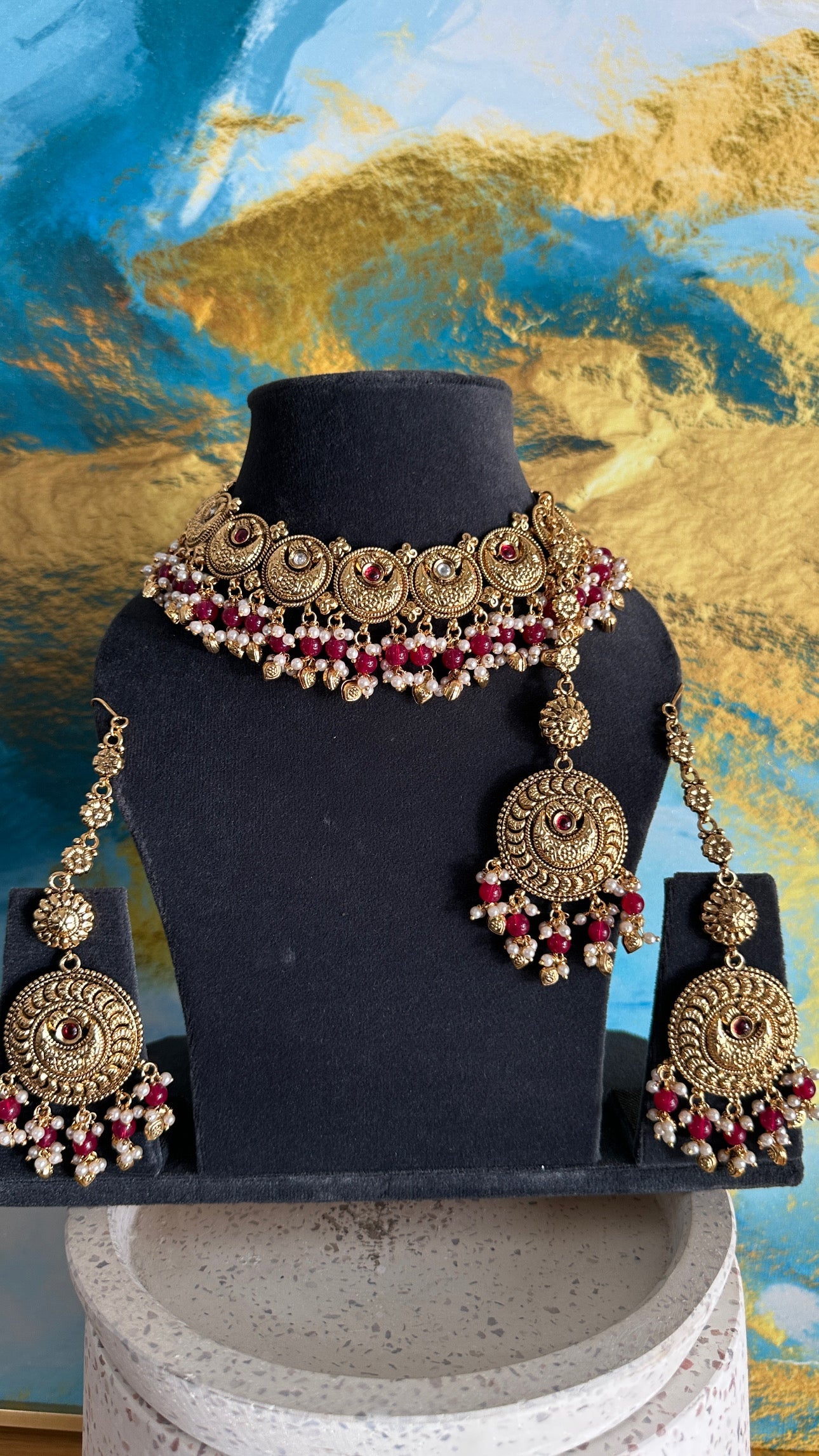 Nithya- Gold plated Set