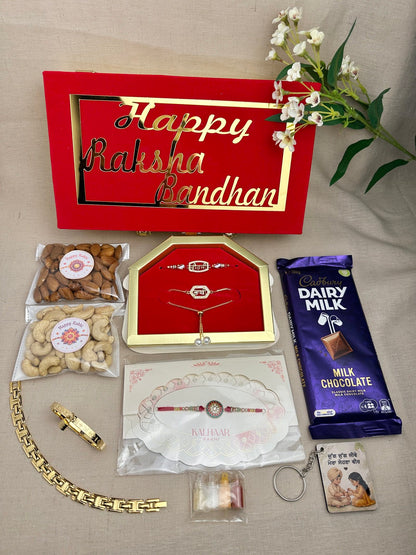 Rakhi Gift Box for Brother and Bhabhi