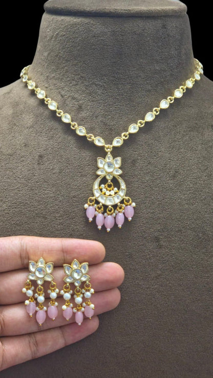Ritika Pachi Kundan Gold Plated set