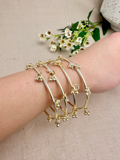 Zareen Premium Kashmiri Ghungroo Bangles – Set of 4